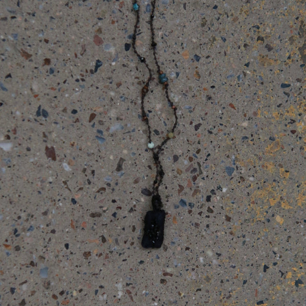 Antomoon Glass Bead Necklace ATM-Antomoon-13-2-long v and charms (Antomoon-13-1)